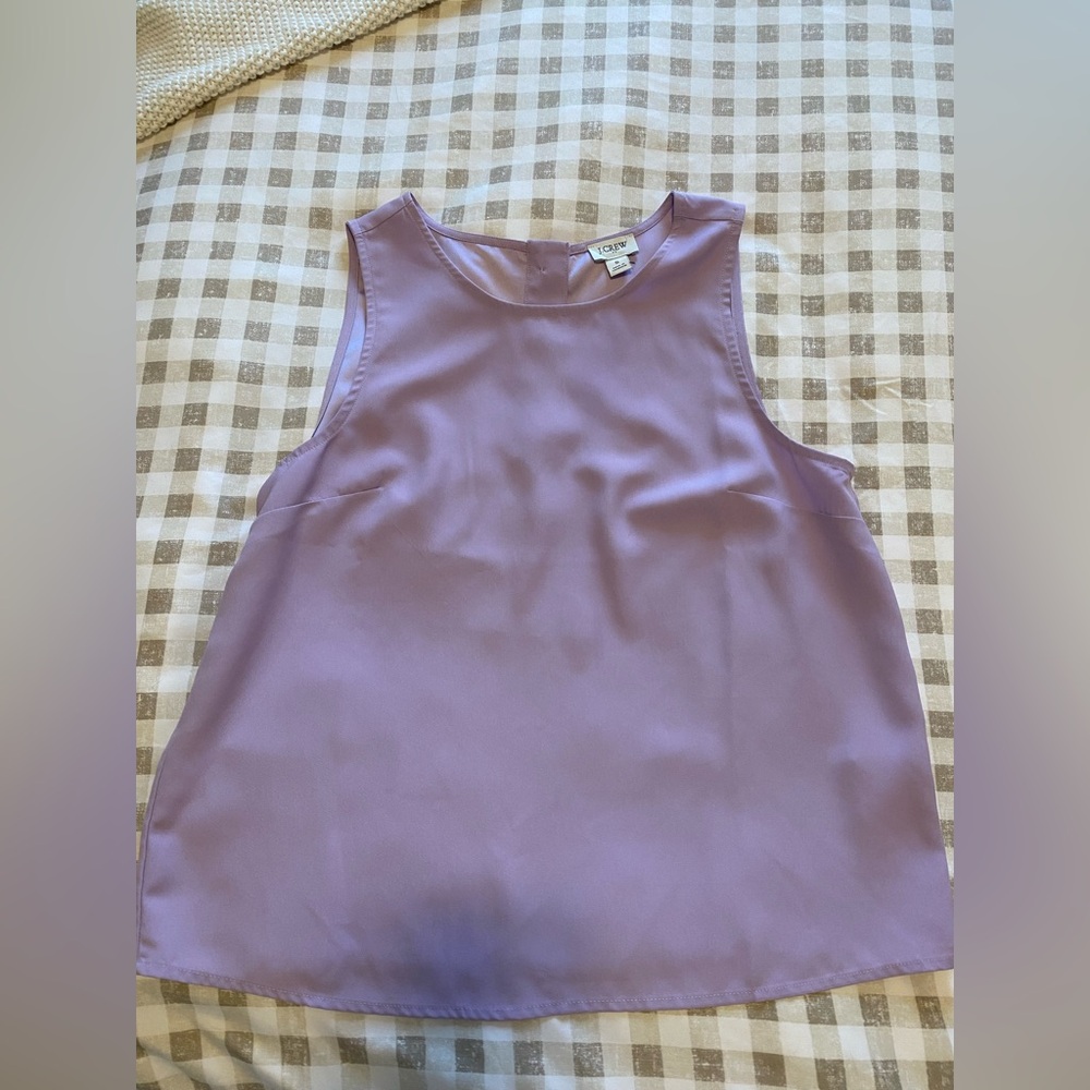 J. Crew Lavender Sleeveless Top